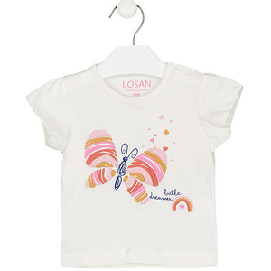 Бебешка Тениска Пеперуда Losan LO3082